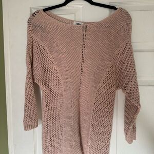Women's Pink Knit Sweater